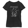 thumbnail image 1 of Girl's The Nightmare Before Christmas Jack and Oogie Boogie Distressed Graphic Tee Black Large, 1 of 4
