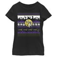 thumbnail image 1 of Girl's The Nightmare Before Christmas Jack and Sally Halloween Print Graphic Tee Black Medium, 1 of 4