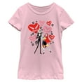 thumbnail image 1 of Girl's The Nightmare Before Christmas Jack and Sally Love  Graphic T-Shirt, 1 of 4