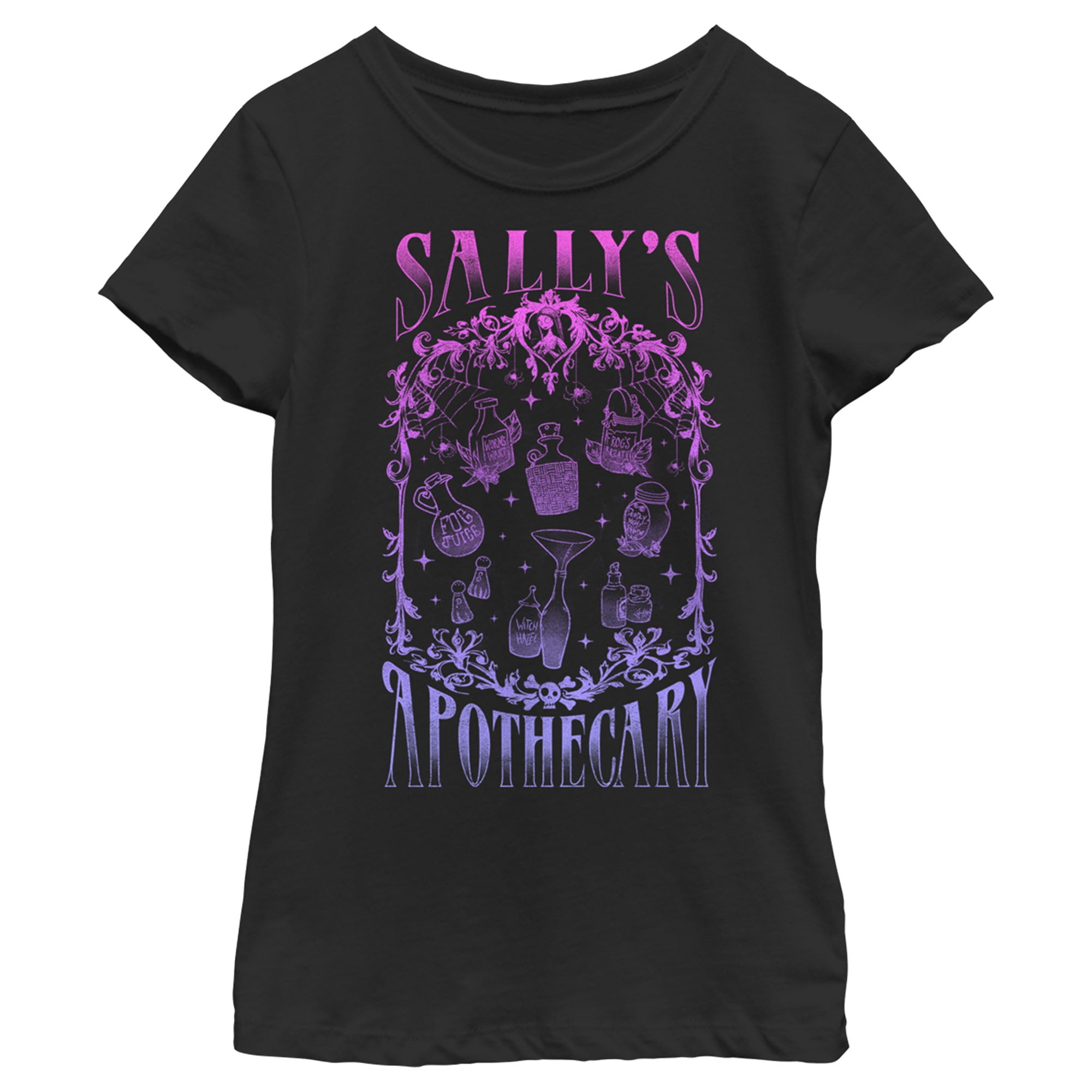 Girl's The Nightmare Before Christmas Sally's Apothecary Graphic Tee