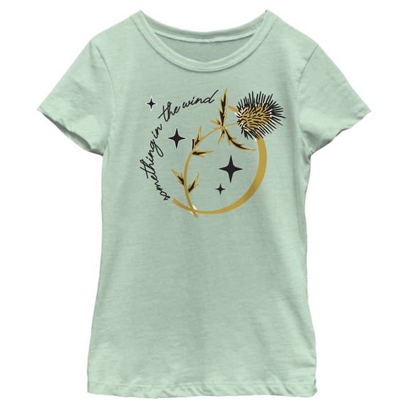 Girl's The Nightmare Before Christmas Something in the Wind Graphic Tee Mint X Large
