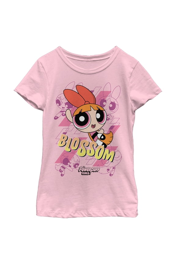 Girl's The Powerpuff Girls Blossom Graphic Tee Light Pink Medium