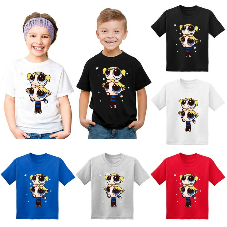 4 colors Kids Cartoon Print Splicing T-shirt O-neck sport t-shirt boys  girls Tops High Quality pure cotton short sleeve - AliExpress