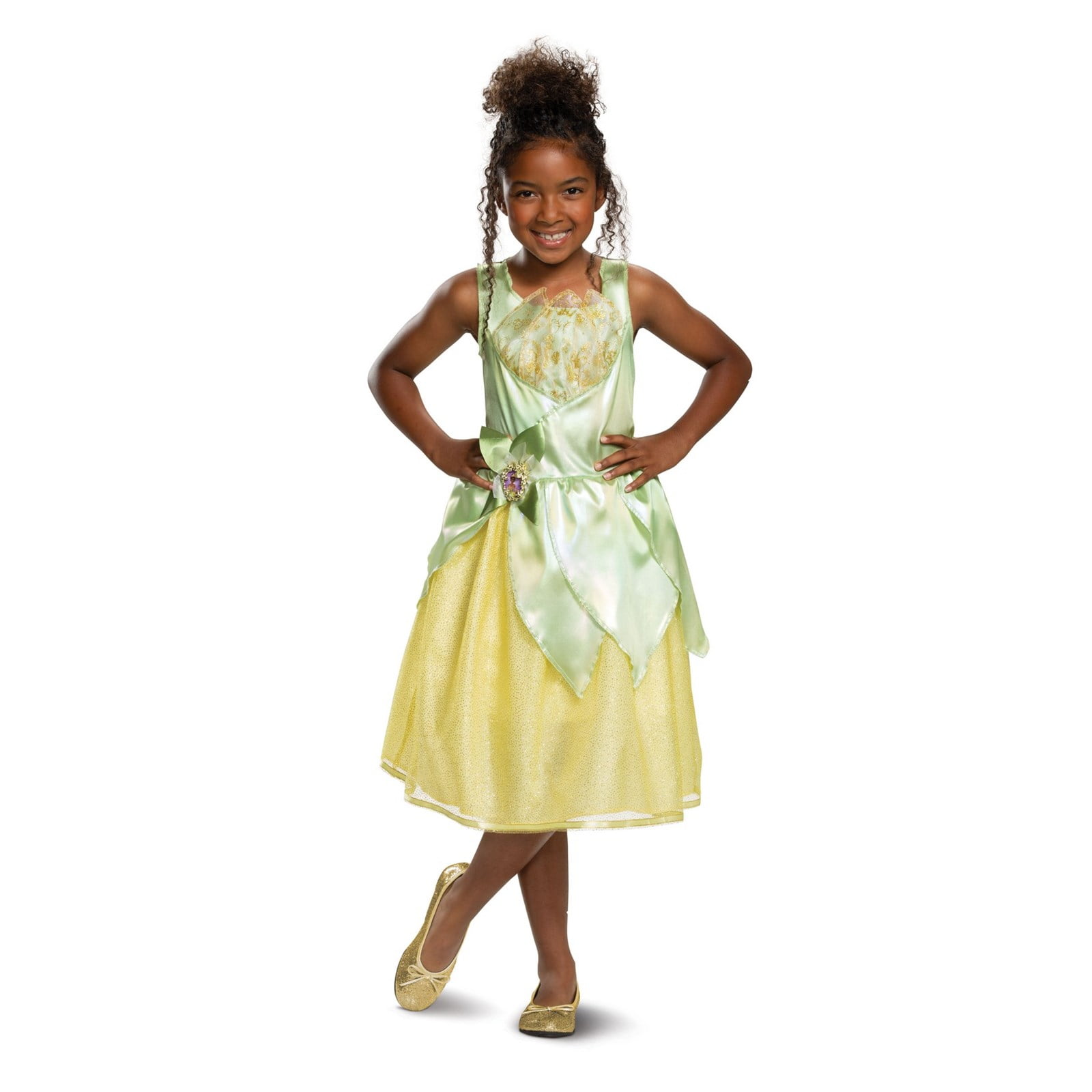 Girl's Tiana Classic Toddler Halloween Costume
