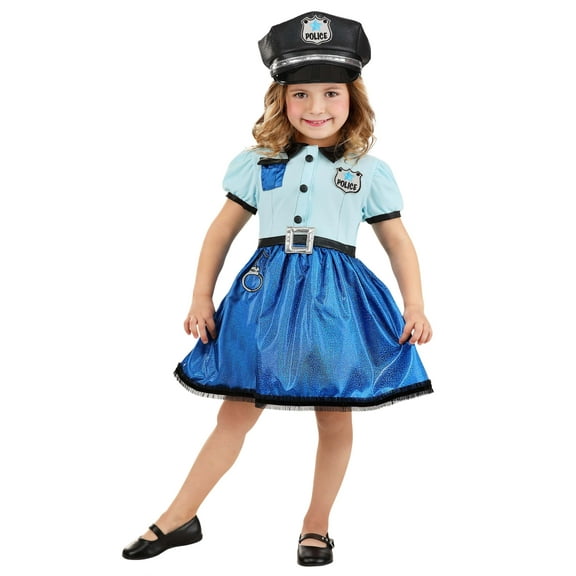Girl's Toddler Cutie Cop Costume