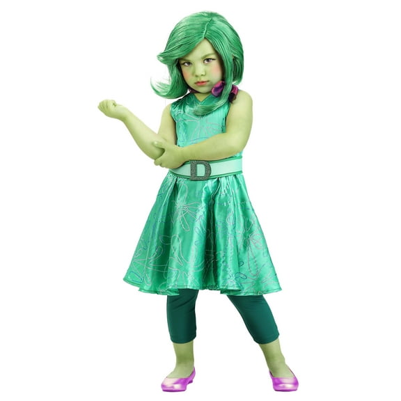 Girl's Toddler Disney and Pixar Inside Out Disgust Costume