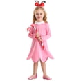 thumbnail image 1 of Girl's Toddler Dr. Seuss Cindy Lou Who Costume, 1 of 8