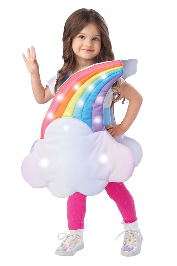 Girl's Toddler Illuminated Rainbow Costume