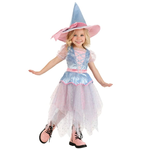 Girl's Toddler Pastel Fairy Witch Costume