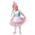 thumbnail image 1 of Girl's Toddler Pink Pastel Garden Gnome Costume, 1 of 1