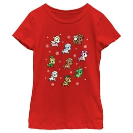Wonder Nation Girl's Valentines Day Short Sleeve Graphic Tee