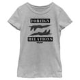 thumbnail image 1 of Girl's Top Gun Keeping up Foreign Relations  Graphic T-Shirt, 1 of 5