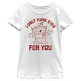 thumbnail image 1 of Girl's Toy Story Alien I Only Have Eyes for You  Graphic Tee White Large, 1 of 4