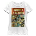 thumbnail image 1 of Girl's Toy Story Buzz Lightyear Comic Cover  Graphic Tee White Medium, 1 of 4