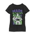 thumbnail image 1 of Girl's Toy Story Buzz Lightyear Made in 90s  Graphic Tee Black Medium, 1 of 3