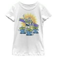 thumbnail image 1 of Girl's Toy Story Buzz Lightyear and Aliens  Graphic Tee White X Large, 1 of 4