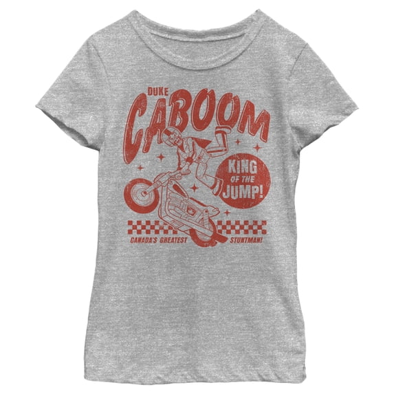 Girl's Toy Story Caboom King Jump Graphic Tee Athletic Heather Large