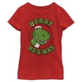 thumbnail image 1 of Girl's Toy Story Christmas Santa Rex  Graphic Tee Red X Small, 1 of 4