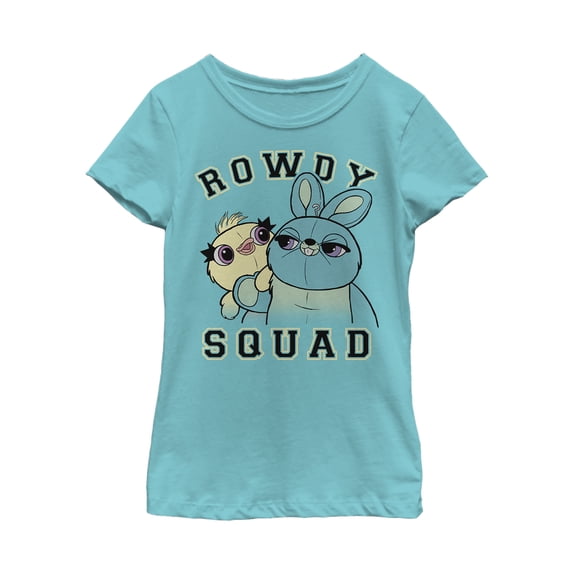 Girl's Toy Story Ducky & Bunny Squad Graphic Tee Tahiti Blue Large