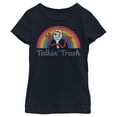 thumbnail image 1 of Girl's Toy Story Forky Talkin' Trash Rainbow  Graphic Tee Navy Blue Medium, 1 of 3