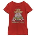 thumbnail image 1 of Girl's Toy Story Infinity and Beyond Buzz  Graphic Tee Red Medium, 1 of 5