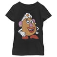 thumbnail image 1 of Girl's Toy Story Mrs. Potato Face  Graphic Tee Black Medium, 1 of 4