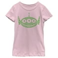 thumbnail image 1 of Girl's Toy Story St. Patrick's Day Little Green Men Shamrock Fill  Graphic Tee Light Pink X Small, 1 of 4