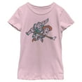 thumbnail image 1 of Girl's Toy Story Woody and Buzz Fly With Me  Graphic Tee Light Pink Large, 1 of 4