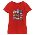 thumbnail image 1 of Girl's Transformers Autobots 9 Square Layout Graphic T-Shirt, 1 of 5