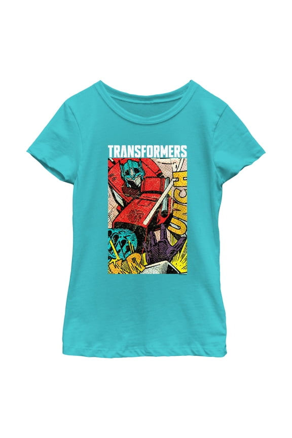 Girl's Transformers Krunch Optimus Prime Graphic T-Shirt