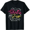 thumbnail image 1 of Girl's Trip 2024 Friends Cute Girl Girls Trip T-Shirt, 1 of 4