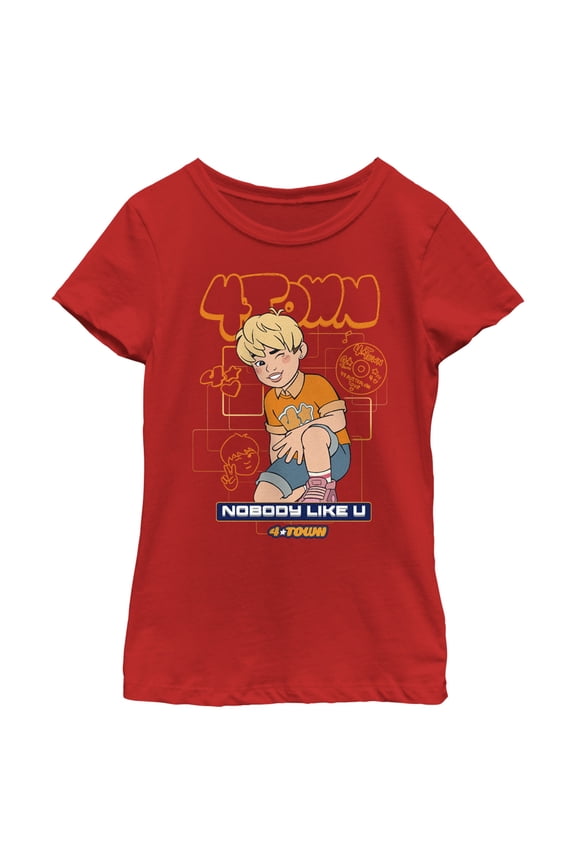 Girl's Turning Red Tae Young Nobody Like U  Graphic Tee Red Large
