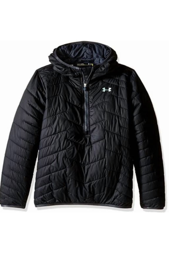 Girl's Under Armour ColdGear Reactor Hooded Anorak Jacket Coat Small S storm 2