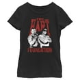 thumbnail image 1 of Girl's WWE The Hart Foundation  Graphic Tee Black Medium, 1 of 4