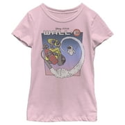 Girl's Wall-E Journey Into Space  Graphic Tee Light Pink X Small