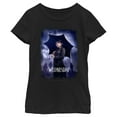 thumbnail image 1 of Girl's Wednesday Character Poster  Graphic Tee Black Large, 1 of 9