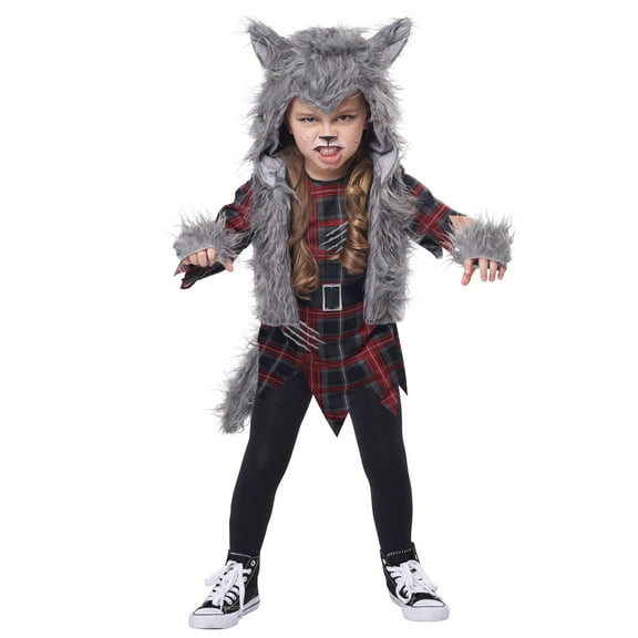 Girl's Wee-Wolf Costume