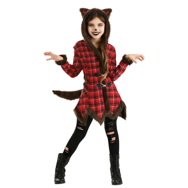 Girl's Werewolf Coat Costume
