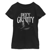 Girls Wicked Defy Gravity Witch Hat Graphic T-Shirt,