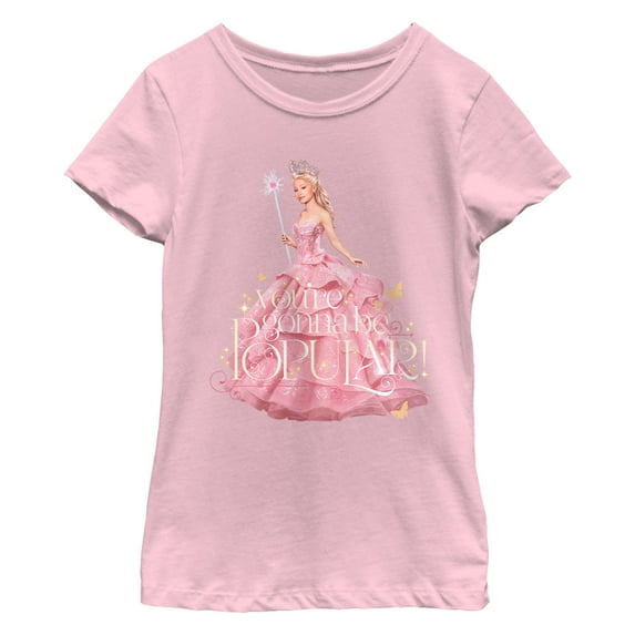 Girl's Wicked Glinda You're Gonna Be Popular Graphic T-Shirt