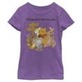 thumbnail image 1 of Girl's Winnie the Pooh All Good in the Woods  Graphic Tee Purple Berry Large, 1 of 4