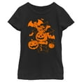 thumbnail image 1 of Girl's Winnie the Pooh Pumpkin Tigger  Graphic Tee Black Large, 1 of 4