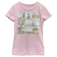 thumbnail image 1 of Girl's Winnie the Pooh Scene Panels Graphic Tee Light Pink Medium, 1 of 4