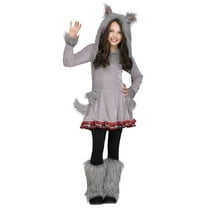 Girl's Wolf Cub Costume