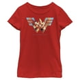 thumbnail image 1 of Girl's Wonder Woman 1984 Eagle Truth Logo Graphic Tee Red Small, 1 of 5