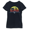 thumbnail image 1 of Girl's Wonder Woman 1984 Skyline Battle  Graphic Tee Navy Blue Medium, 1 of 4