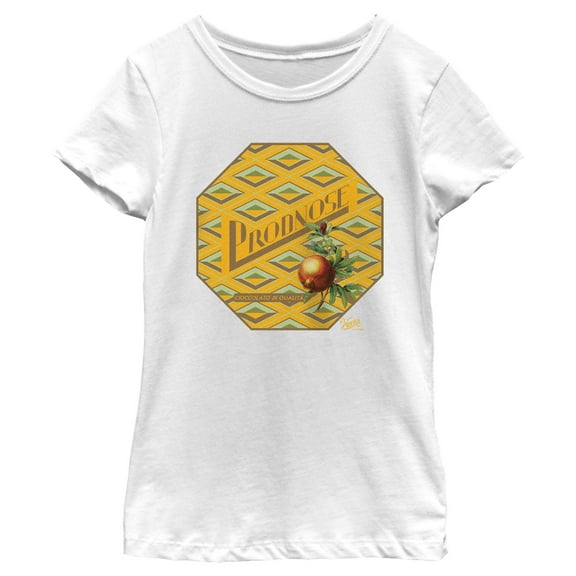 Girl's Wonka Prodnose Cioccolato Di Qualita Graphic Tee White Medium
