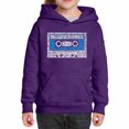 thumbnail image 1 of Girl's Word Art Hooded Sweatshirt - 80s One Hit Wonders, 1 of 2