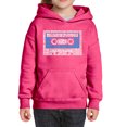 thumbnail image 1 of Girl's Word Art Hooded Sweatshirt - 80s One Hit Wonders, 1 of 2