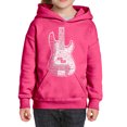 thumbnail image 1 of Girl's Word Art Hooded Sweatshirt - Bass Guitar, 1 of 2